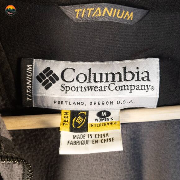 Columbia Full-Zip Jacket Gray Titanium Fleece Long Sleeve Pockets Women's Size M - Picture 8 of 14